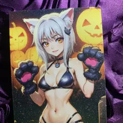 Koneko Toujou HIGH SCHOOL DxD Halloween Goddess Girl Waifu Card Pumpkin - Image 2