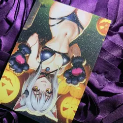 Koneko Toujou HIGH SCHOOL DxD Halloween Goddess Girl Waifu Card Pumpkin - Image 3