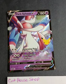 Dark Sylveon V SWSH134 SWSH: Sword & Shield Promo Cards Holo - Image 1