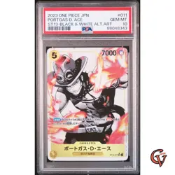 PSA 10 One Piece Portgas D. Ace ST13-011 SR ALT ART Card Japanese 2023 - Image 1