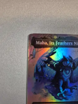 Maha, Its Feathers Night Borderless Bloomburrow MTG Card 0289 Foil - Image 2