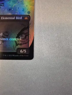 Maha, Its Feathers Night Borderless Bloomburrow MTG Card 0289 Foil - Image 4