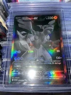 Zekrom EX Full Art Ultra Rare Black Bolt 172/86 English Card No Whitening - Image 1