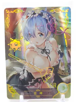 Goddess Story - Anime Waifu SSR Trading Card - NS07 - Rem - Image 1
