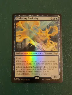 Enduring Curiosity - Duskmourn Foil MTG NM - Image 1