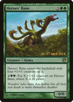 MTG - Heroes' Bane - Foil - Prerelease Promo Pre Release Promos - Image 1