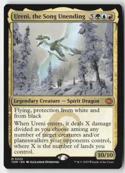 MTG - Ureni, the Song Unending M Tarkir: Dragonstorm 233 LP-NM - Image 1