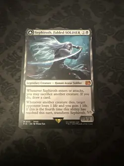 Sephiroth Fabled Soldier #115 Final Fantasy Magic the Gathering - Image 1