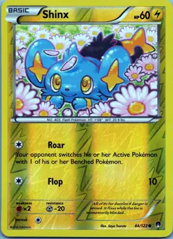 Shinx 44/122 Common - Pokemon TCG XY-BREAKpoint - Reverse Holo (NM) - Image 1