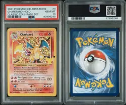 Pokemon Charizard 4/102 PSA 10 Gem Mint Celebrations Classic Coll. Holo Rare - Image 3