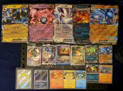 Pokemon TCG Lot of 18 Promos - 5 Jumbo's + 4 sealed ETB Promos + 9 Other Promos - Image 1