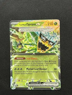 Pokemon Prismatic Evolutions - Teal Mask Ogerpon Ex - 012/131 - Full Art - M/NM - Image 2