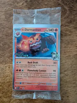 Pokemon TCG Pre release Promos Staff Sealed Set Of 4 Miscut Journey Together - Image 1