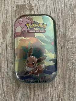 Pokemon- Kanto Friends Mini Tin- Costco- Eevee Mini Tin- TCG - Image 1