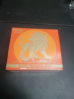 Pokemon TCG Sun and Moon Elite Trainer Box ETB Solgaleo Factory Sealed - Image 1