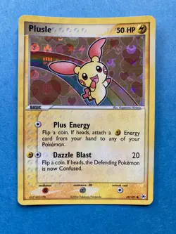 Pokemon Reverse Holo Plusle- EX Hidden Legends- 69/101- LP/NM - Image 1