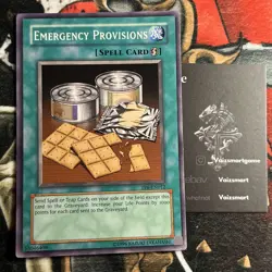 Emergency Provisions TP6-EN006 | Rare Yu-Gi-Oh! Tournament Pack 6 NM Vintage - Image 1
