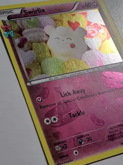 HOLO Swirlix RC19/RC32 LP - Yuka Morii Clay Art XY Generations Pokemon Card - Image 2