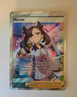 Marnie SWSH121 Full Art Pokemon Card Premium Collection Promo NM - Mint - Image 1
