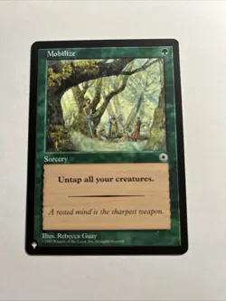 Mobilize - The List Reprints MTG Plus Bonus Card!!! - Image 1