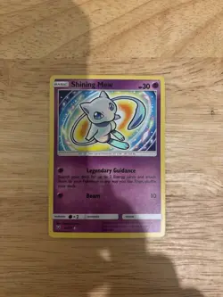 Pokemon TCG Shining Mew 40/73 Shining Legends Holo Card - Near Mint - Image 1