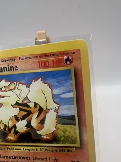 Arcanine 23/102 Base Set 1999 WOTC Vintage Pokemon Card TCG - LP - Image 3