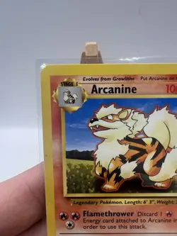 Arcanine 23/102 Base Set 1999 WOTC Vintage Pokemon Card TCG - LP - Image 4