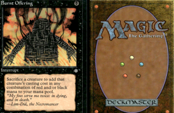 Magic the Gathering -MTG- Burnt Offering LP - Image 1