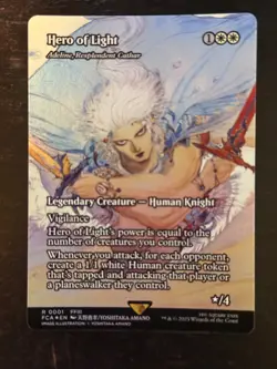MTG Final Fantasy English Hero of Light Showcase 0001 Foil - Image 1