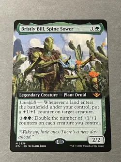 Bristly Bill, Spine Sower (Extended Art) Outlaws of Thunder Junction Regular NM - Image 1