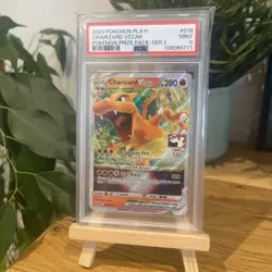 [POP 22] Rare PSA 9 Pokemon Charizard VSTAR 018/172 PLAY! Prize Pack Series 2 UR - Image 1