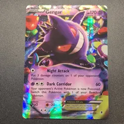Gengar EX 34/119 - Holo Rare - XY Phantom Forces - Pokemon TCG - NM - Image 1