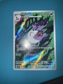 Pokemon TCG Arbok 176/162 Temporal Forces Illustration Rare - Image 3