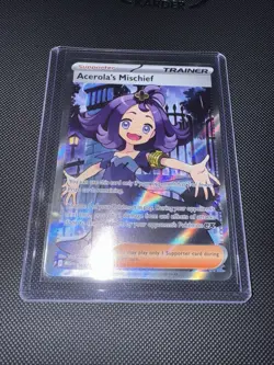 Acerola's Mischief 165/132 Mega Evolution Pokemon Full Art Trainer - Image 2