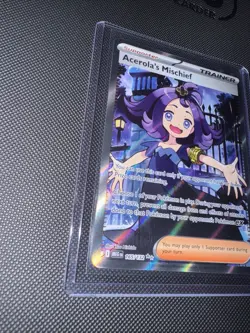 Acerola's Mischief 165/132 Mega Evolution Pokemon Full Art Trainer - Image 3