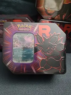 Pokemon Team Rocket TIN 4 In Total SEALED NEW 2 Mewtwo 1 Persian 1 Nidoking - Image 2