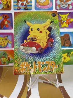 Pokemon Pikachu Vintage Pocket Monsters Vending HOLO Prism Sticker 99 Nintendo - Image 2