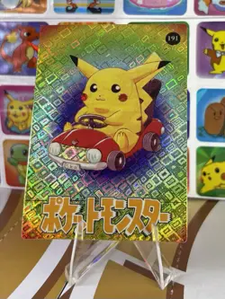 Pokemon Pikachu Vintage Pocket Monsters Vending HOLO Prism Sticker 99 Nintendo - Image 5