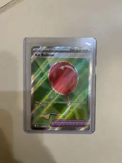 Pokemon Air Balloon 166/132 Mega Evolution Holo Pack Fresh NM FAST SHIP - Image 1