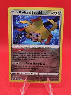 Pokemon TCG - SWSH12: Silver Tempest #120/195 Radiant Jirachi Mint/Near Mint - Image 1