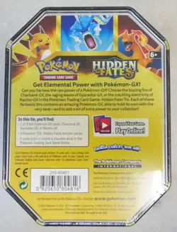 2X Pokemon - Charizard Glurak GX Tin Box Hidden Fates SEALED - Image 2