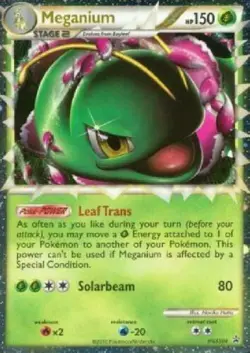 Pokemon Meganium (Prime) - HGSS08 - Ultra Rare Promo NM - Image 1
