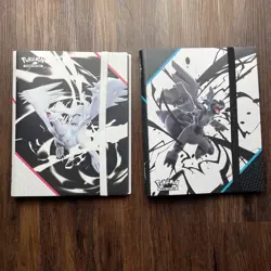 Lot Of 2 Pokemon Black Bolt & White Flare Binder * BINDERS ONLY* - Image 1