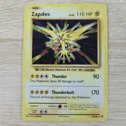 HEAVY HOLO BLEED ERROR NM Zapdos 42/108 XY Evolutions Rare 2016 Pokemon Card - Image 3