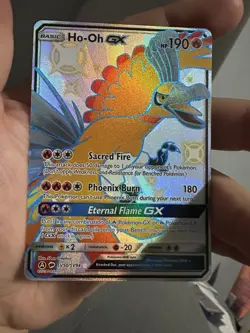 Pokemon TCG Ho-Oh GX SV50/SV94 Hidden Fates Shiny Vault Holo Card NM Condition - Image 1