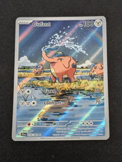 Pokemon TCG Shrouded Fable Cufant Illustration Card 076/064 Near Mint Condition - Image 1