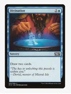 Divination MTG M15 LP | Pauper EDH Card Draw Staple Control Spellslinger - Image 1