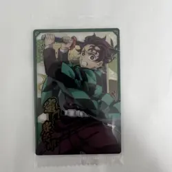 Demon Slayer Tanjiro Kamado Wafers Trading Card Rare Used - Image 1