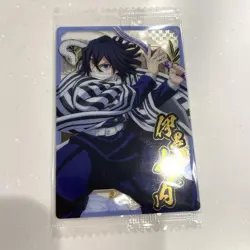 Demon Slayer Card Iguro Obanai Wafers 10 Rare Unopened - Image 1