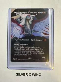 Shiko, Paragon of the Way Borderless x1, MTG, Tarkir: Dragonstorm, TDM, NM - Image 1